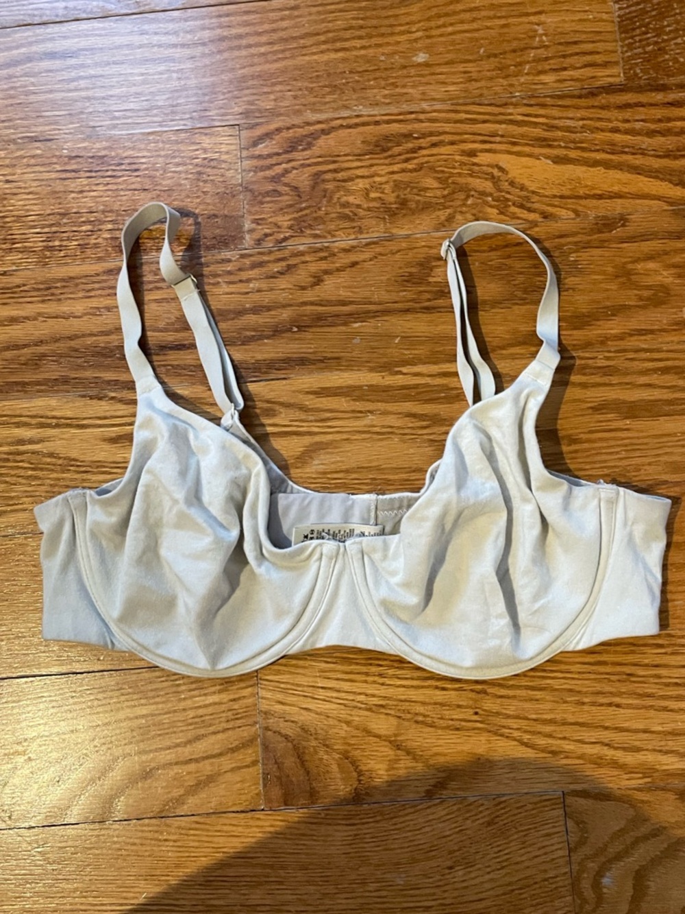 Cotton jersey underwire bra by skims